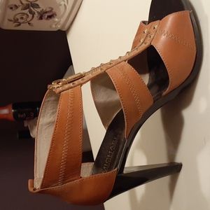 Michael Kors studded zip up heels.